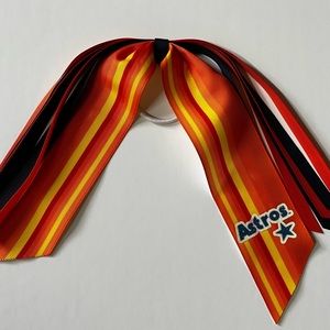 Astros Ponytail Bow